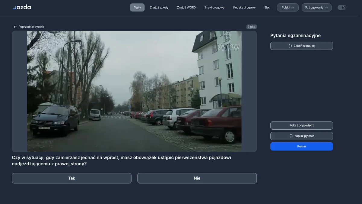 Pierwszeństwo z prawej strony - jak działa zasada prawej ręki na skrzyżowaniu