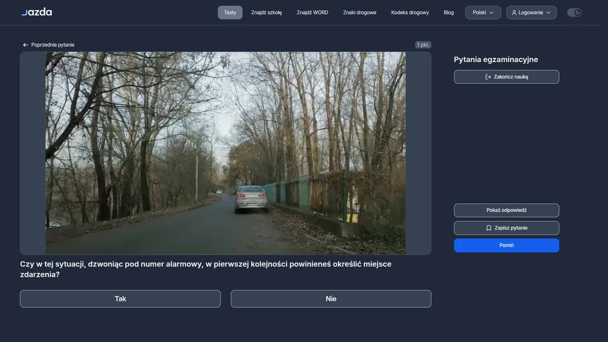 Numer alarmowy - co podać w pierwszej kolejności zgłaszając wypadek