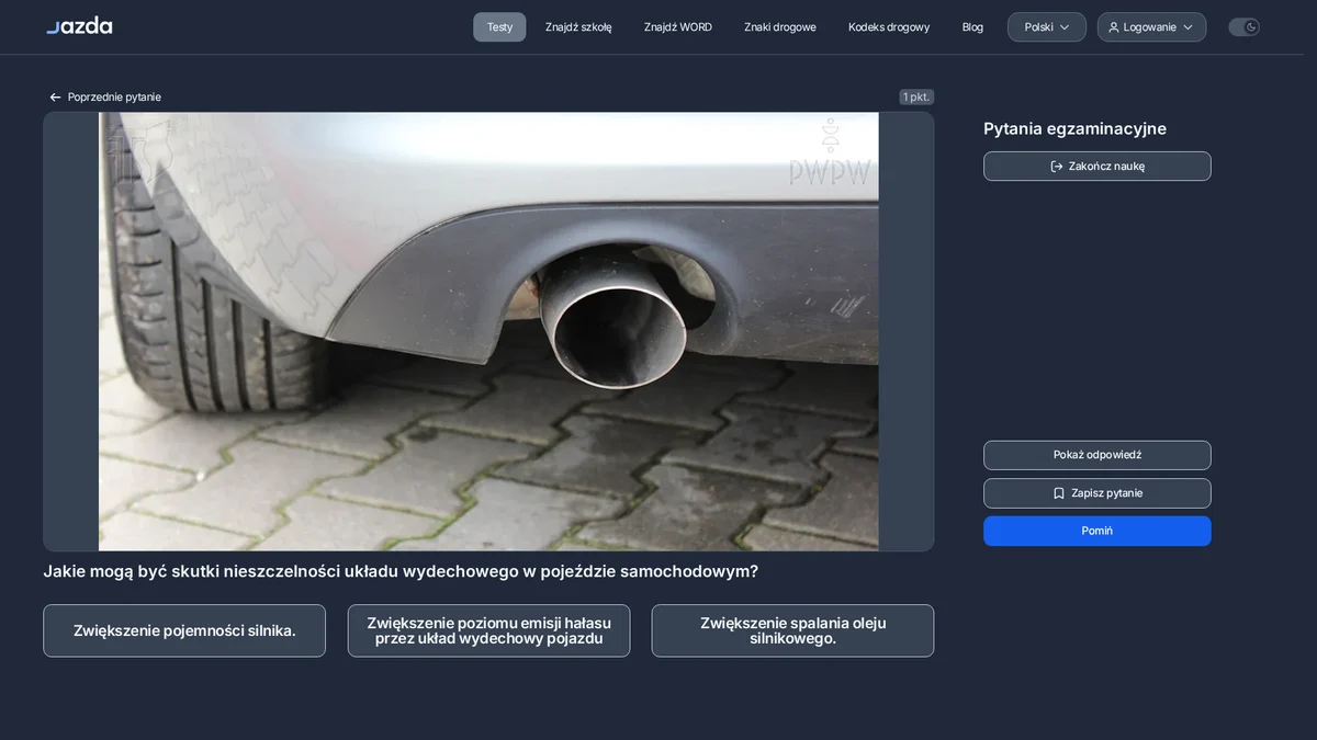 Nieszczelny układ wydechowy - jakie są skutki