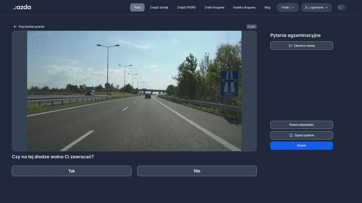 Zawracanie na autostradzie - czy wolno Ci to zrobić