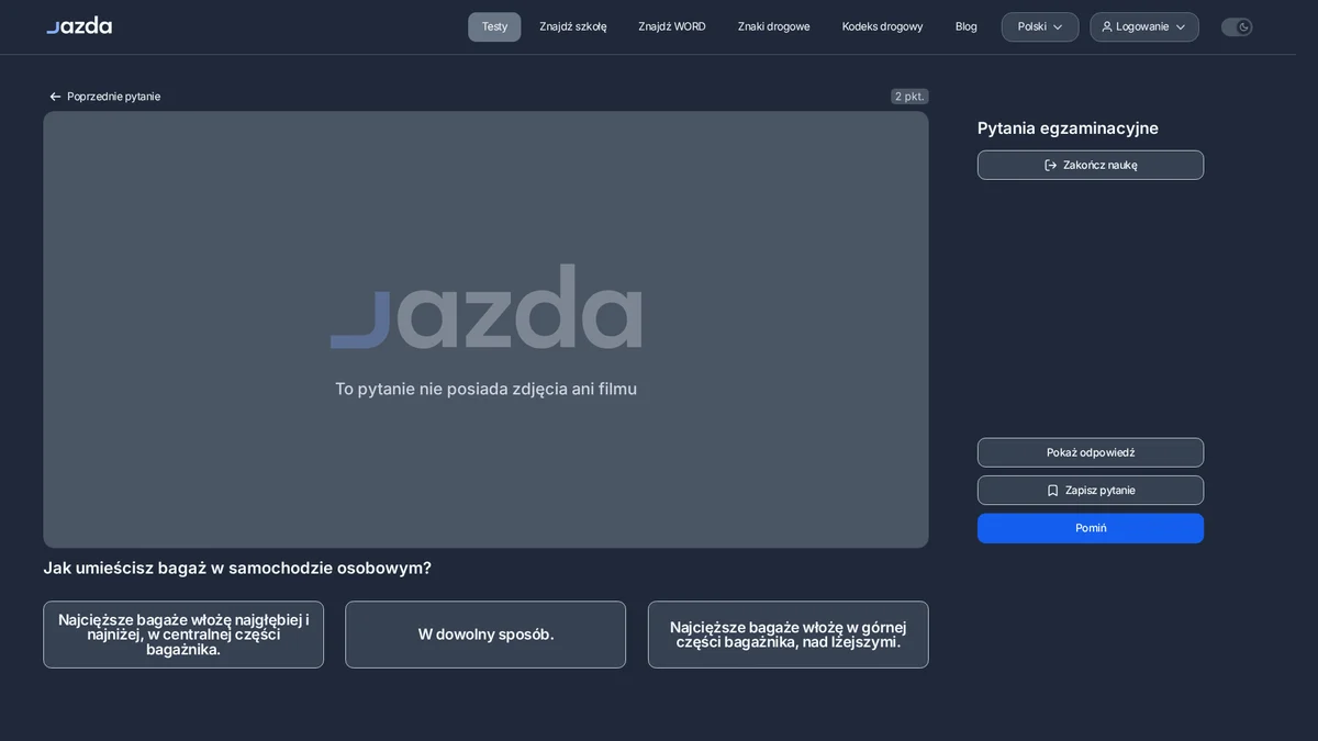 Jak prawidłowo rozmieścić bagaż w samochodzie