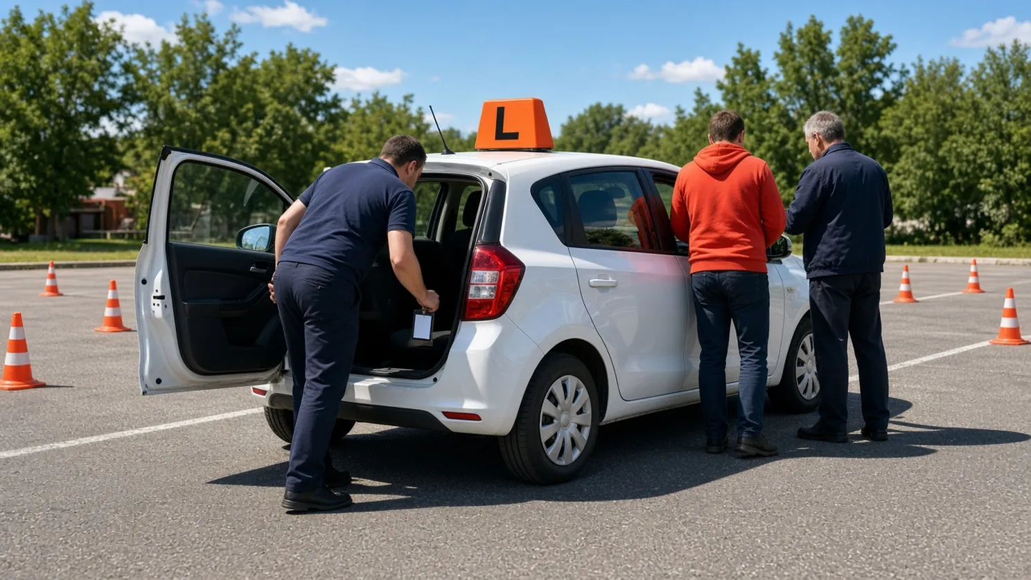 Instruktor na egzaminie praktycznym: wniosek i rezygnacja
