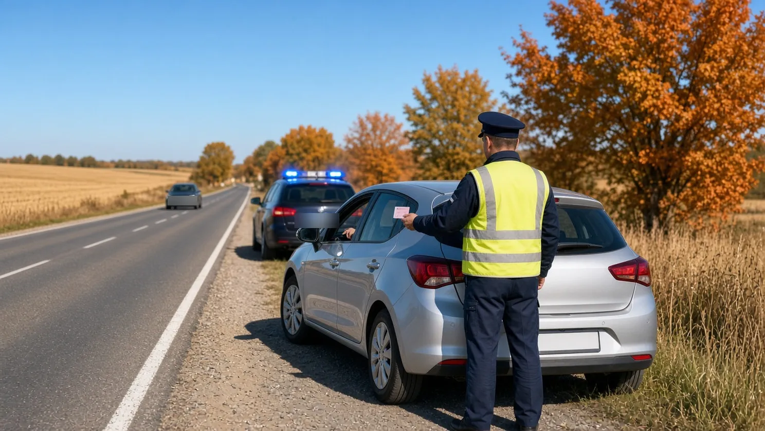 Zatrzymanie prawa jazdy za +50 km/h poza zabudowanym