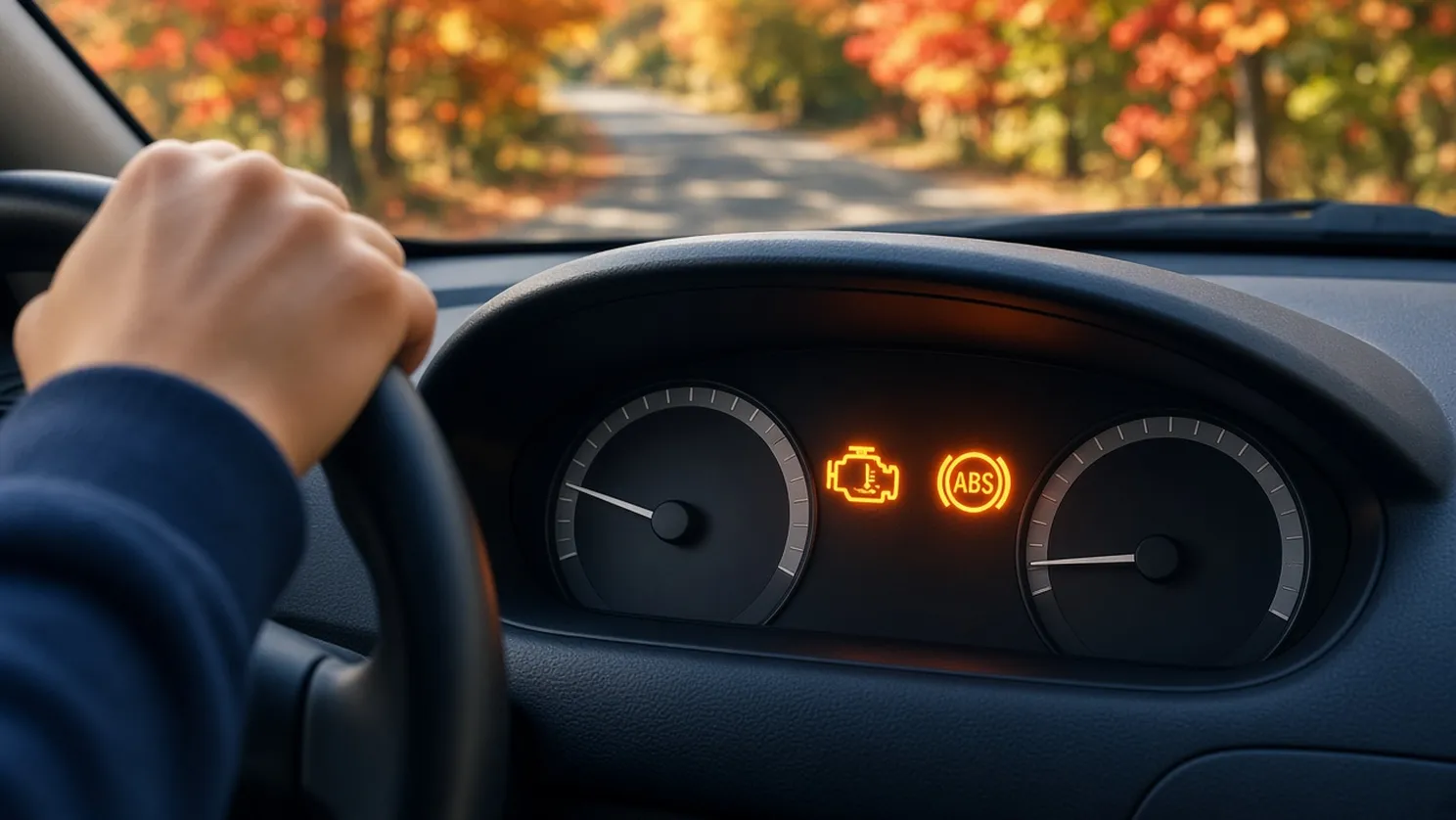 Kontrolki ABS, ESP i check engine: czy można jechać dalej