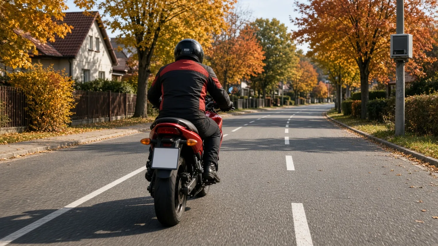 Fotoradary nie widzą motocykli od tyłu. GITD: 204 mandaty w 2025
