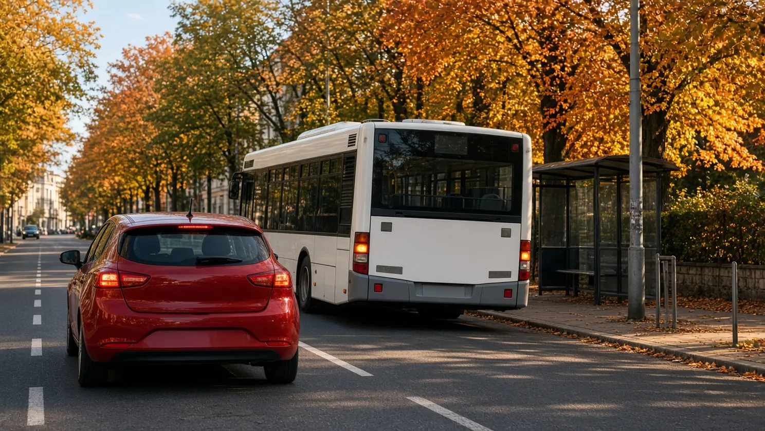 Autobus z przystanku: trzeba go wpuścić, ale on nie może wymuszać