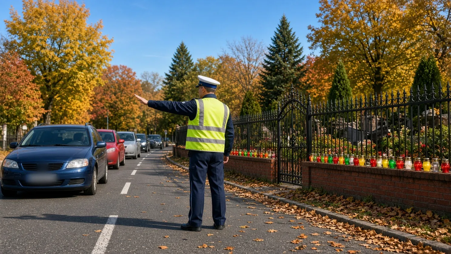 Akcja Znicz 2026 od 30 października: co sprawdza policja i jakie kary