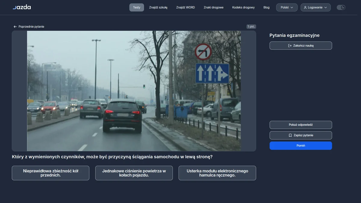 Ściąganie samochodu w bok - przyczyny i zbieżność kół