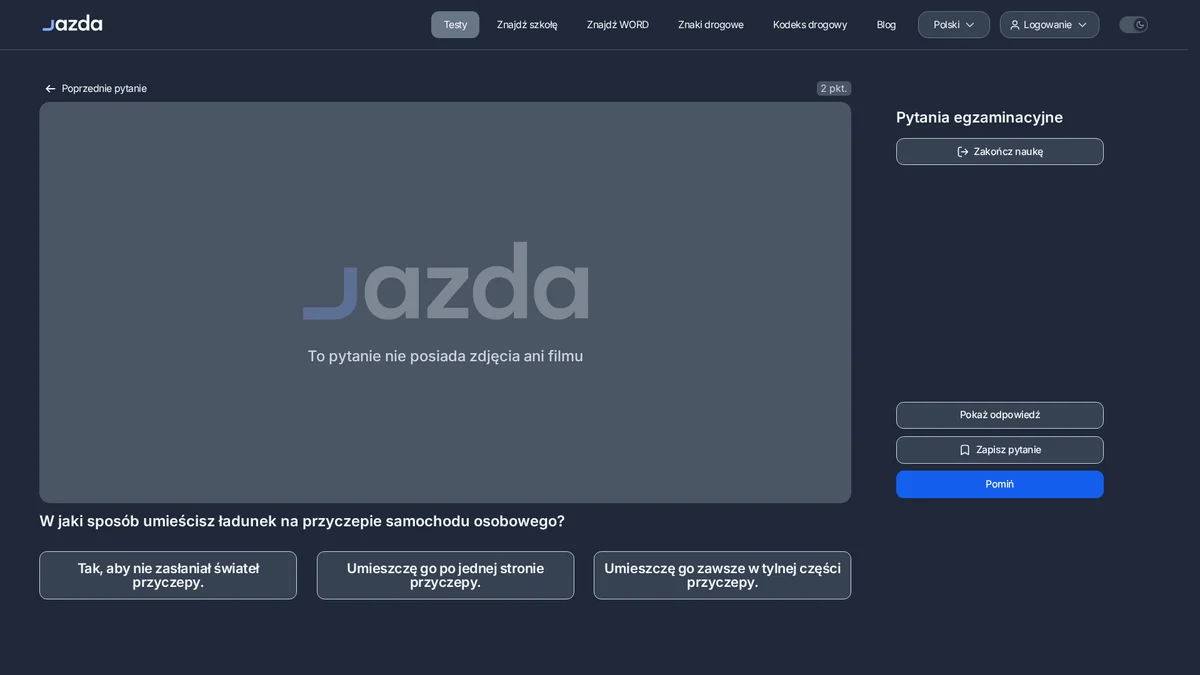 Ładunek na przyczepie samochodu osobowego - jak go prawidłowo umieścić