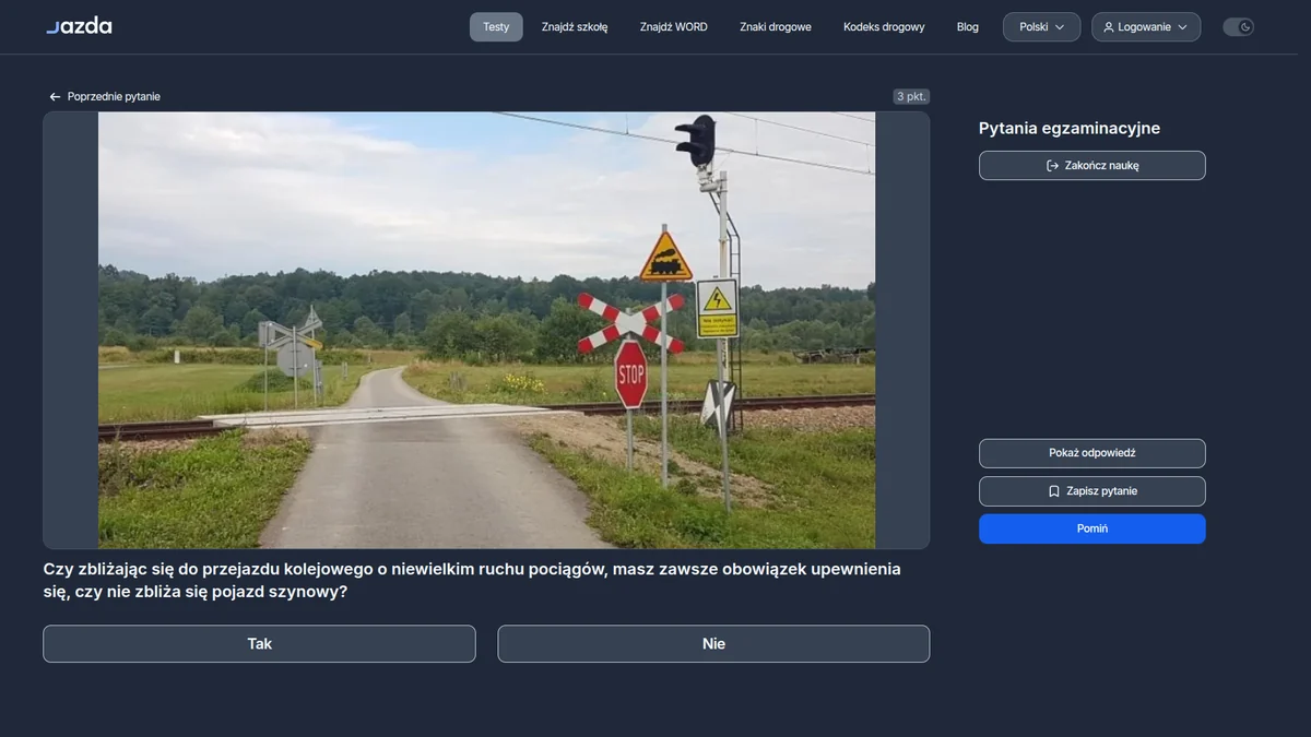 Przejazd kolejowy o niewielkim ruchu - czy zawsze trzeba się upewnić