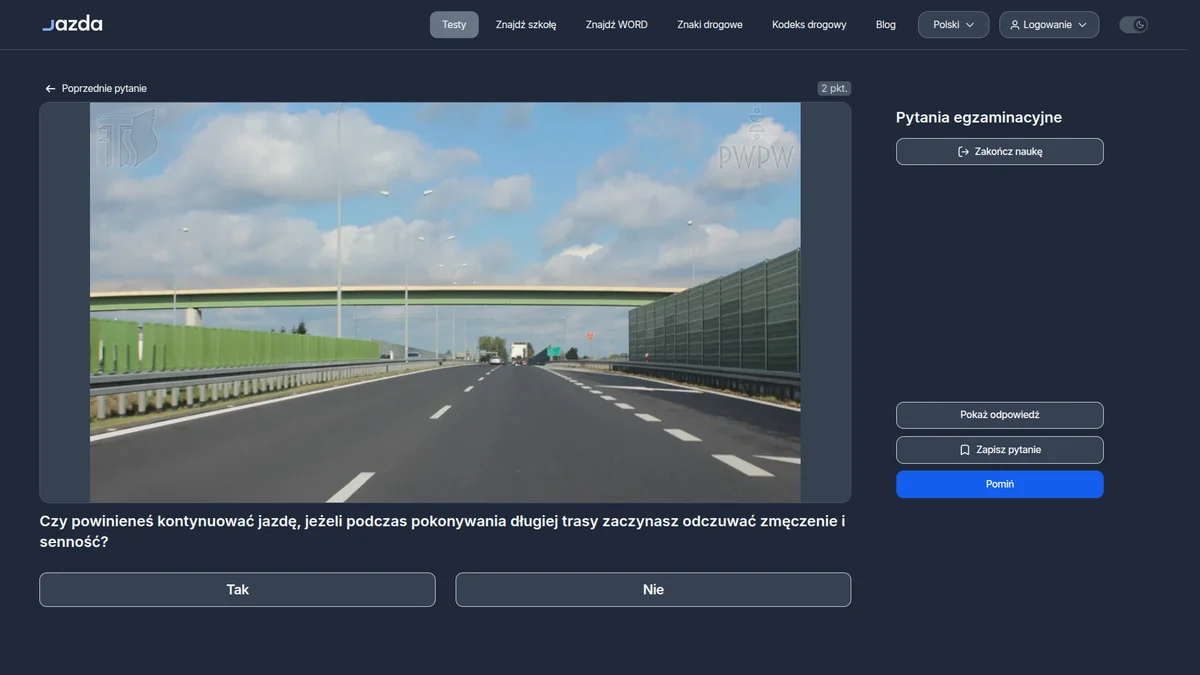 Zmęczenie i senność za kierownicą - dlaczego nie wolno jechać dalej?
