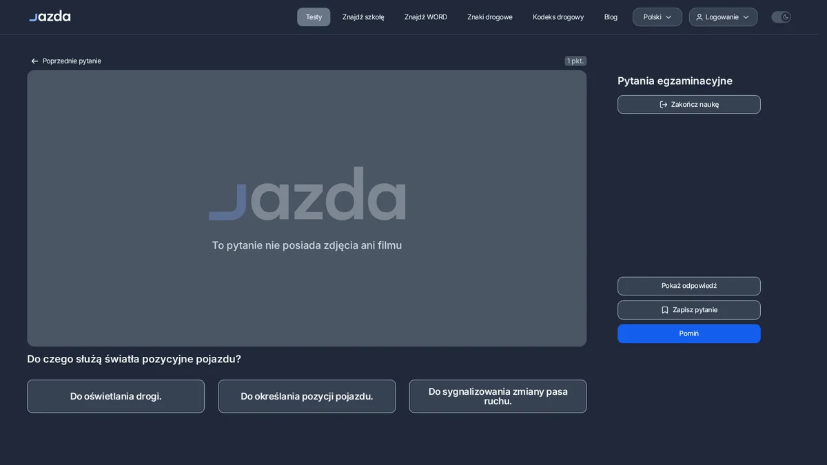 Światła pozycyjne - do czego służą