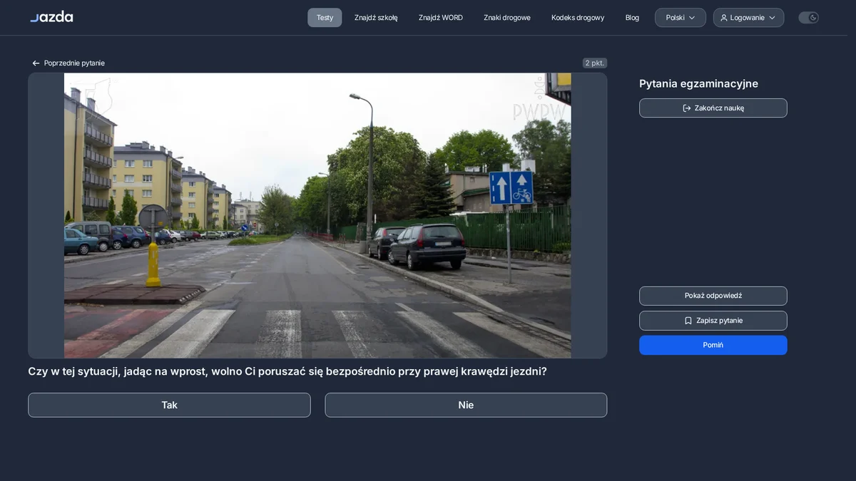Jazda przy prawej krawędzi jezdni - kiedy nie wolno tak jechać