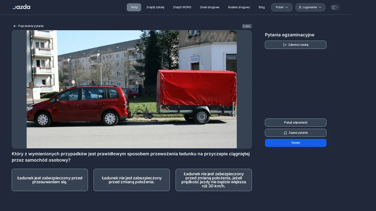 Zabezpieczenie ładunku na przyczepie - jak przewozić go prawidłowo