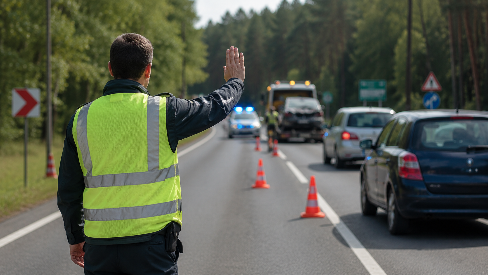 Kto ma prawo wydawać ci polecenia na drodze w 2026? Strażacy, ratownicy wodni - nowa lista