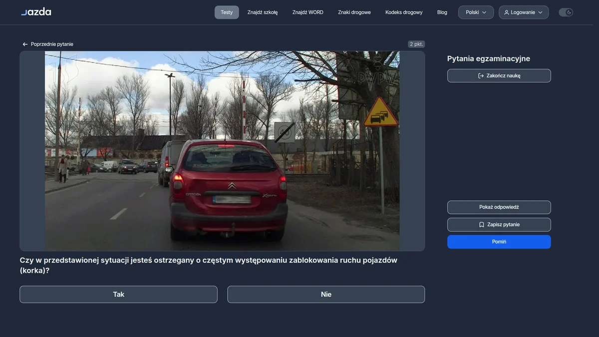 Znak A-33 zator drogowy: co oznacza ostrzeżenie o korku?