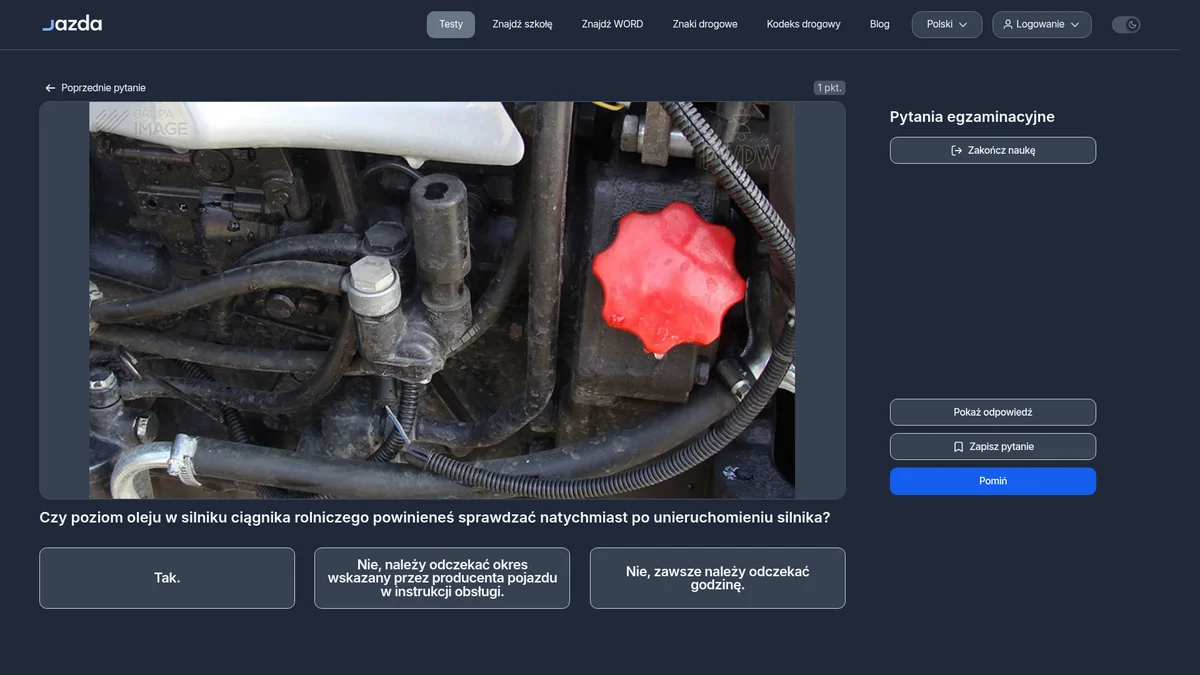 Poziom oleju w ciągniku rolniczym - kiedy naprawdę go sprawdzać?