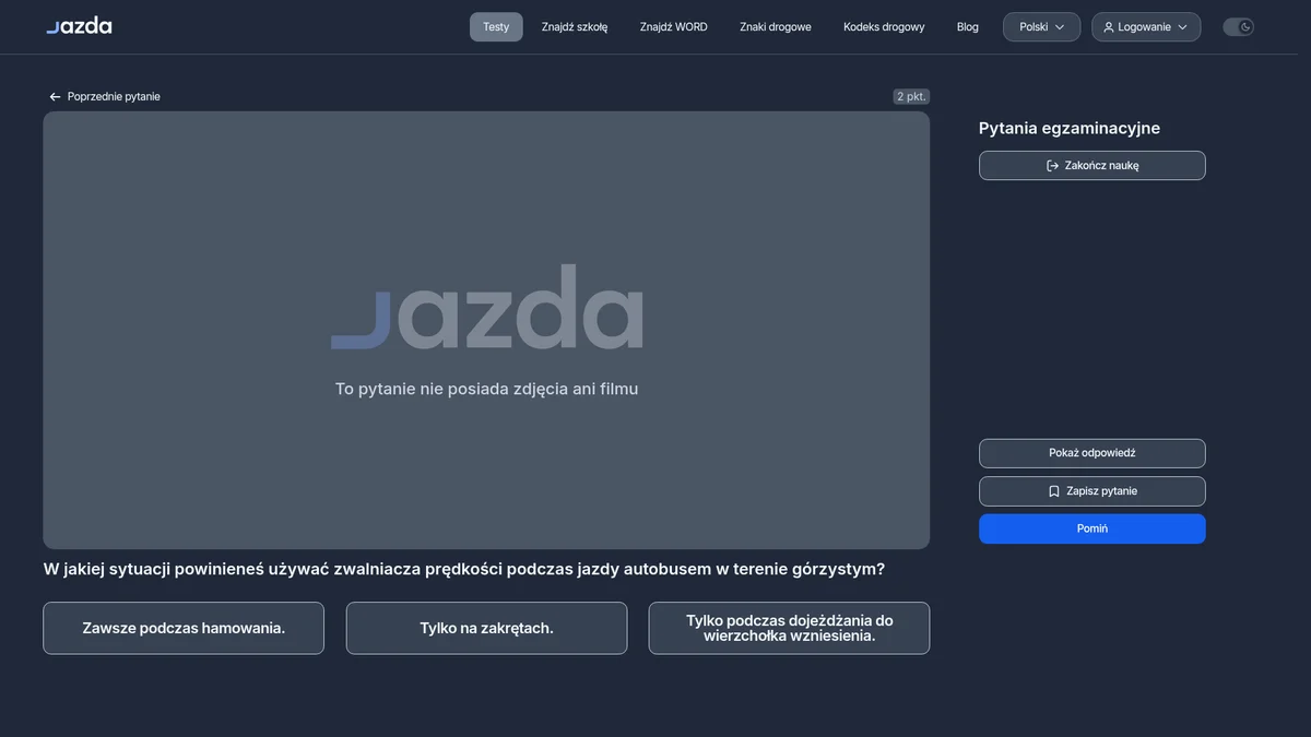 Zwalniacz prędkości autobusu w górach - kiedy go używać?