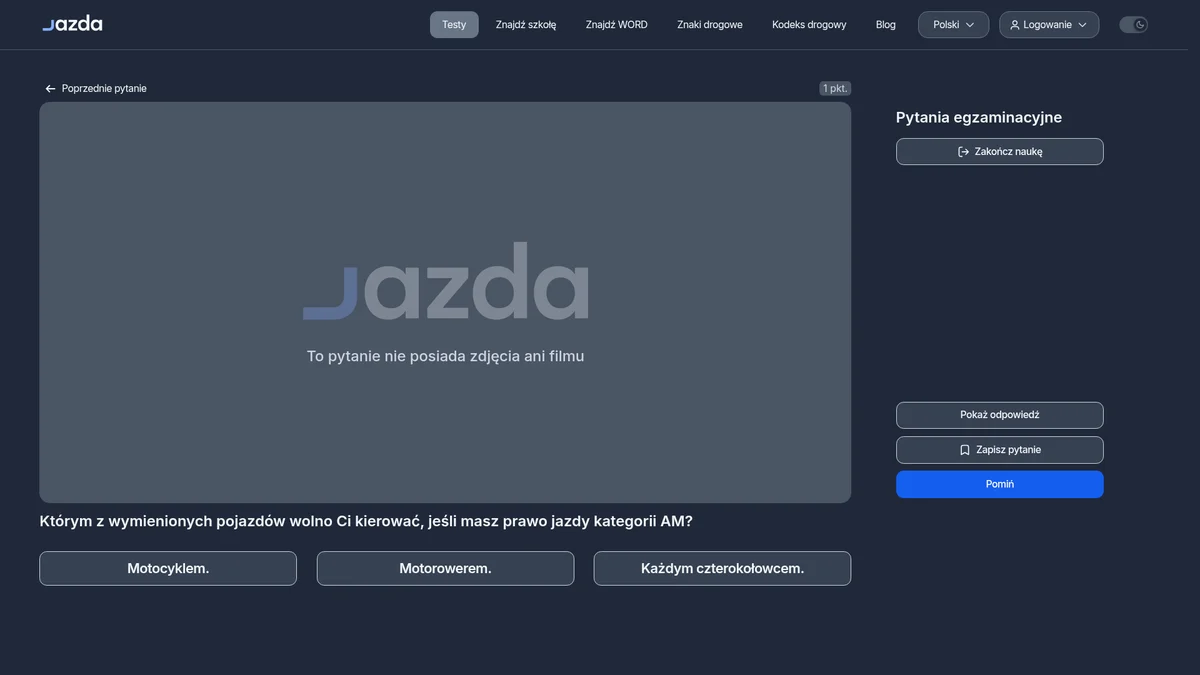 Prawo jazdy kategorii AM - jakim pojazdem możesz jeździć?