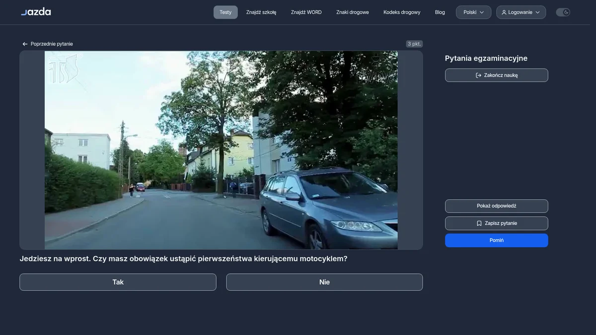 Pierwszeństwo motocyklisty na skrzyżowaniu - kiedy musisz ustąpić?