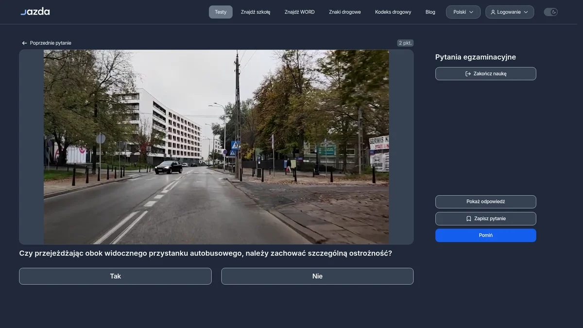 Przystanek autobusowy a ostrożność - kiedy naprawdę musisz zwolnić?