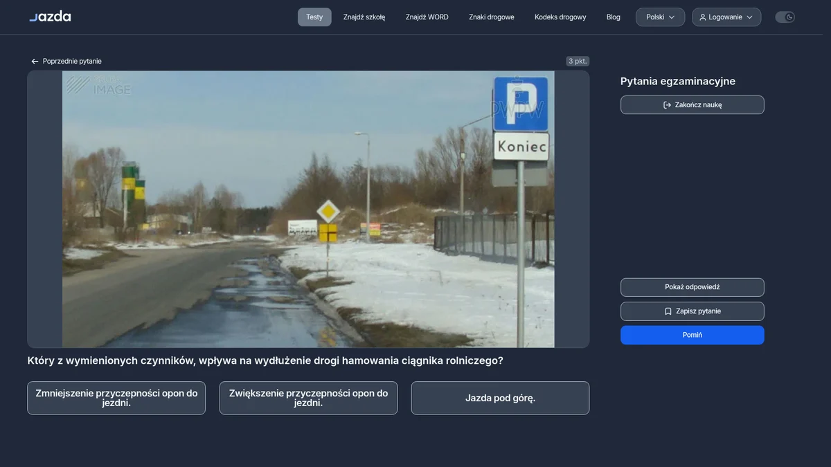 Droga hamowania ciągnika rolniczego - co ją wydłuża i jak tego unikać