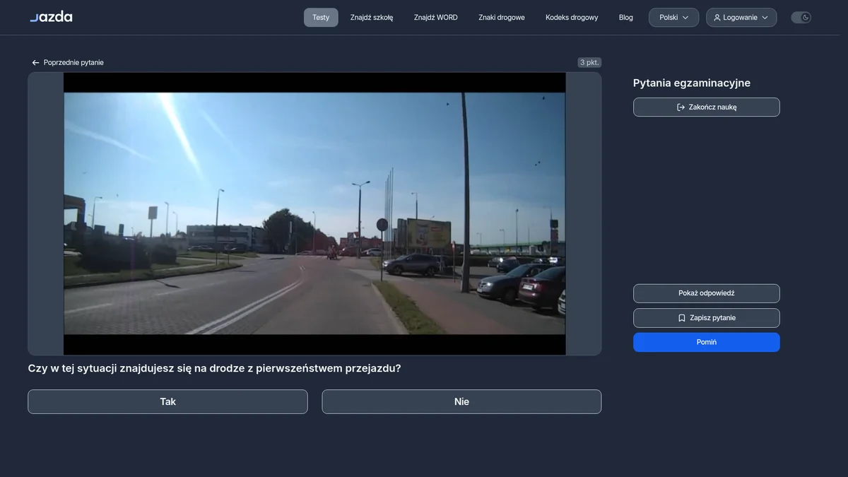 Znak A-7 ustąp pierwszeństwa - kiedy nie masz pierwszeństwa przejazdu