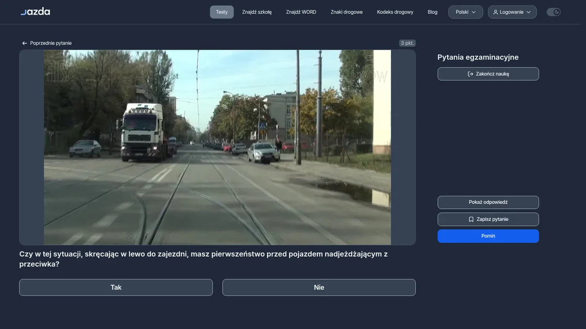 Pierwszeństwo tramwaju na skrzyżowaniu - kiedy szyny wygrywają z Twoim autem