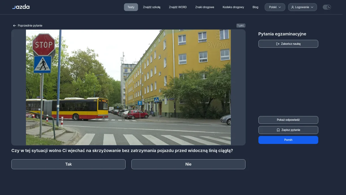Obowiązkowe zatrzymanie przy znaku STOP - dlaczego nie wystarczy zwolnić