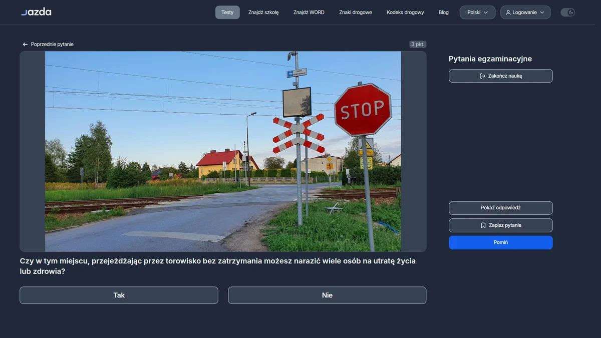 Przejazd wielotorowy i znak G-4 - dlaczego zatrzymanie ratuje życie