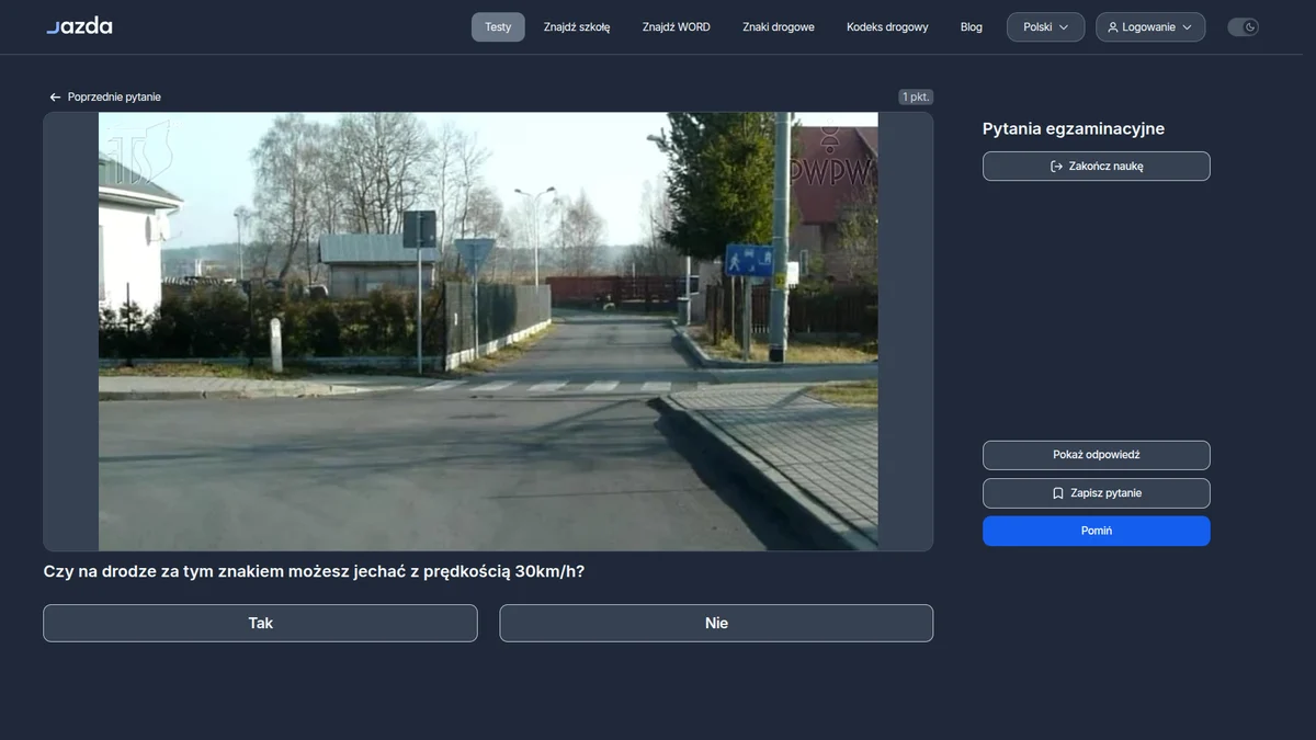Prędkość w strefie zamieszkania - dlaczego 20 km/h