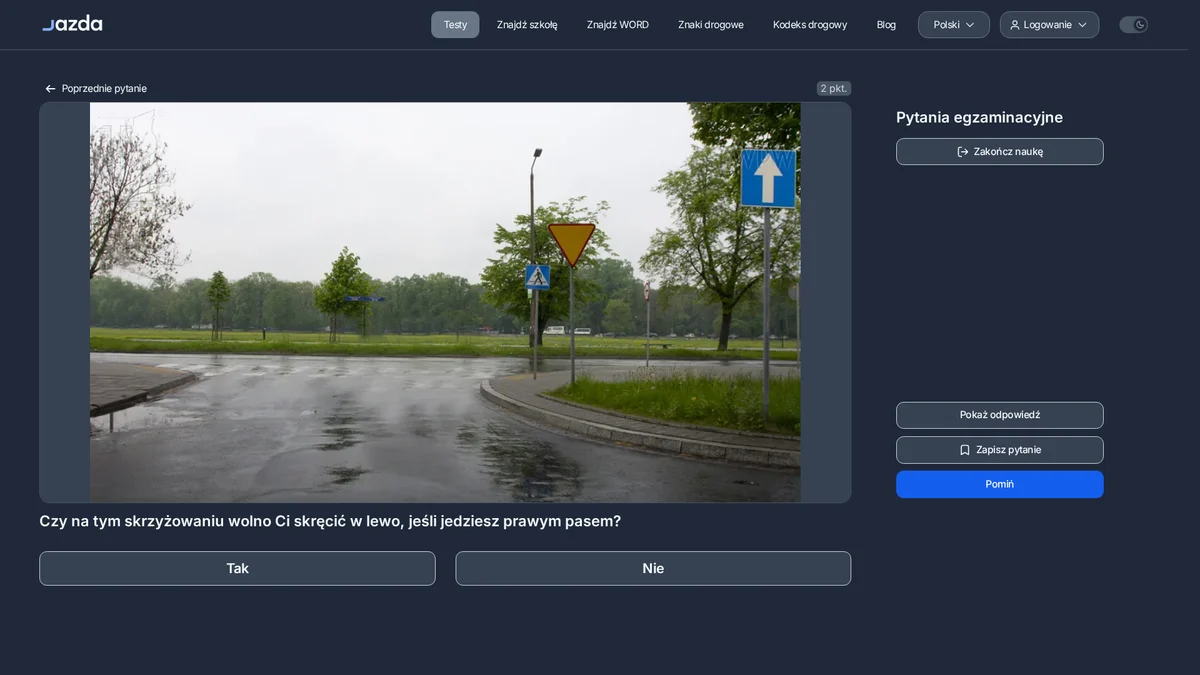 Skręt w lewo z prawego pasa - dlaczego zabroniony