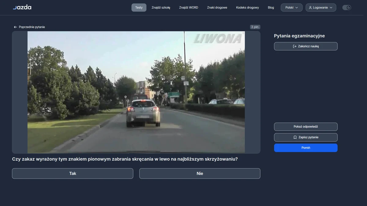 Znak B-23 zakaz zawracania a skręt w lewo - różnica