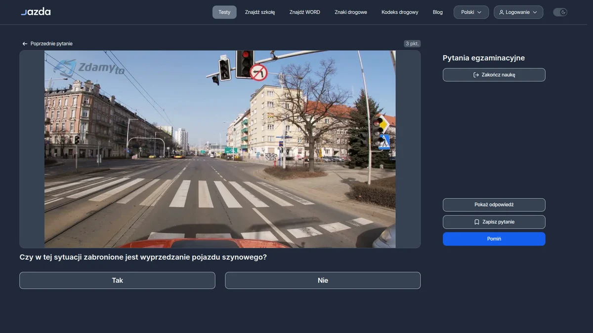 Wyprzedzanie pociągu - czy zawsze zabronione