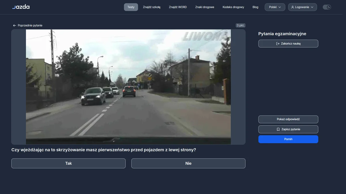 Wjazd na rondo - pierwszeństwo pojazdów już na rondzie