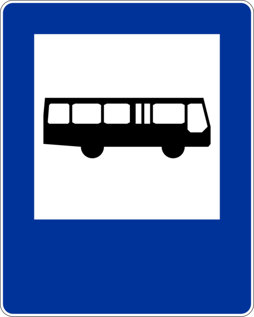 Znak drogowy Przystanek autobusowy