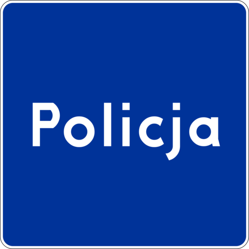 Znak drogowy Policja