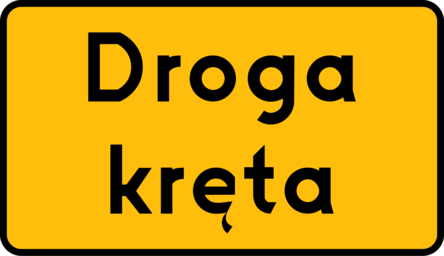 Znak drogowy Tabliczka T-5